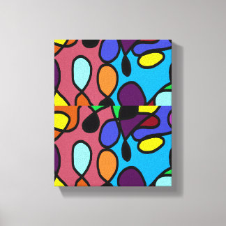 Lampen von Weihnachtsland Leinwanddruck