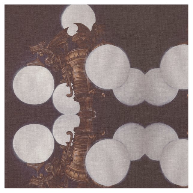 Lampenlicht aus Dämonen Stoff (Nahaufnahme)