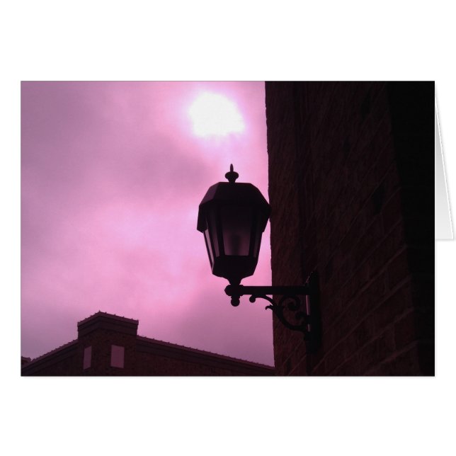 Lampenlicht, Karte (Vorderseite (Horizontal))