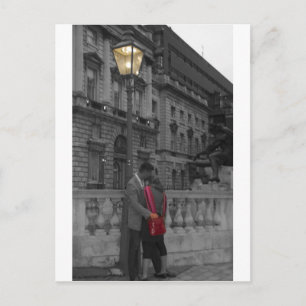 Lampenlicht Romantik Postkarte