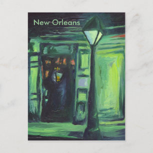 Lamplight, New Orleans Postkarte