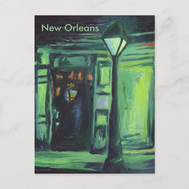 Lamplight, New Orleans Postkarte (Vorderseite)