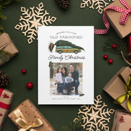 Lampoons Weihnachtsfamilie Foto Einladung