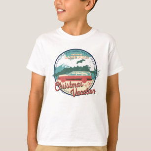Lampoons Weihnachtsurlaub-Abzeichen T-Shirt