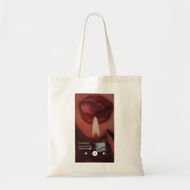 Lana Del Rey "Carmen" Fan Art Tote Bag - stilvoll  Tragetasche (Vorne)