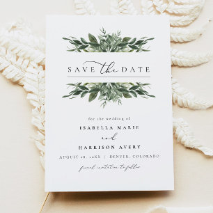 LANA Moderne Bohemian Grün Hochzeitseinladung Einladung