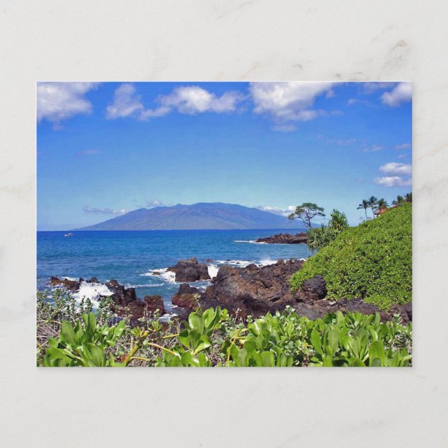Lanai aus Maui Postkarte (Vorderseite)