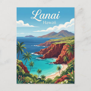 Lanai, Hawaii Postkarte