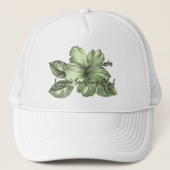 Lanai Surfing Club Trucker Hat Truckerkappe (Vorderseite)