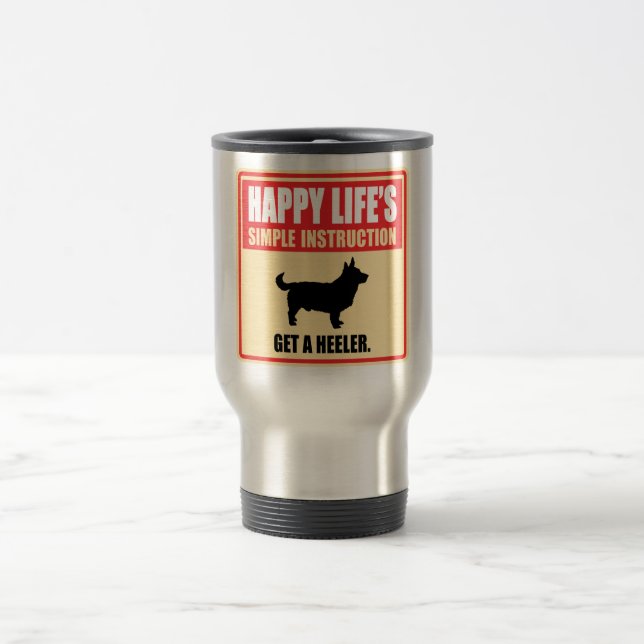 Lancashire Heeler Reisebecher (Mittel)