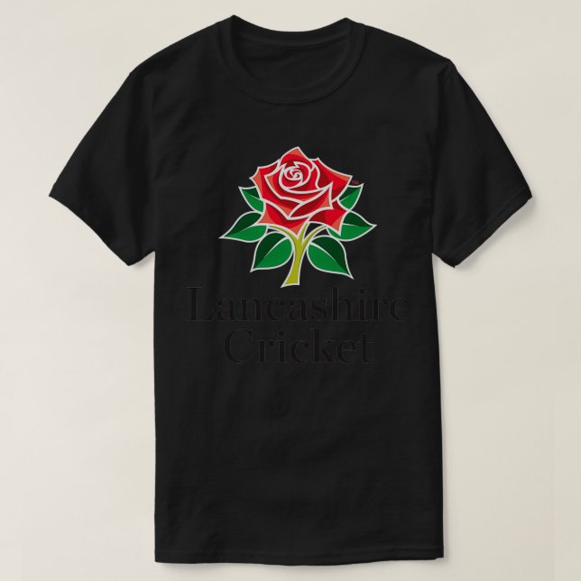 Lancashire Landkreis Cricket Club T-Shirt (Design vorne)
