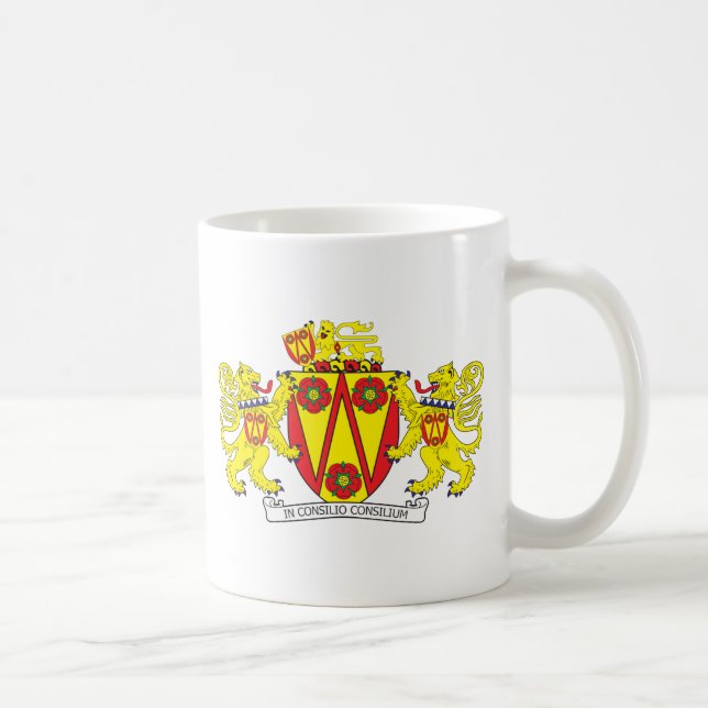Lancashire Wappen Kaffeetasse (Rechts)