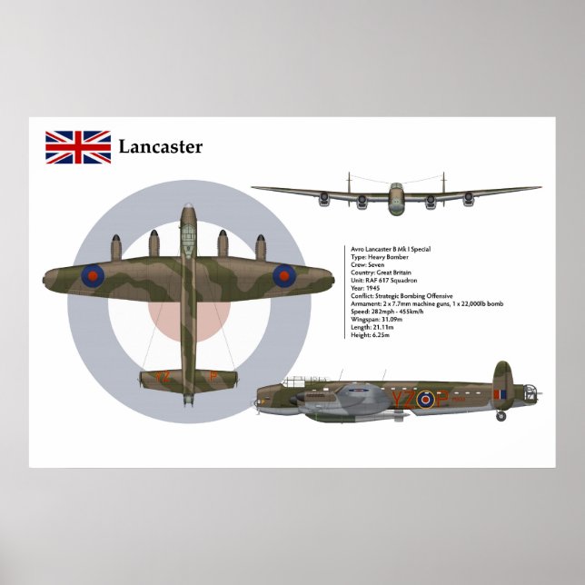 Lancaster BI Special 617 Squadron Poster (Vorne)