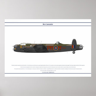 Lancaster BIII 103 Squadron Poster
