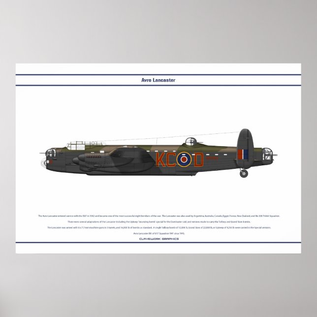 Lancaster BIII 617 Squadron Poster (Vorne)