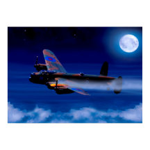 Lancaster Bomber auf dem Heimweg