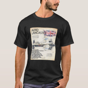 Lancaster Bomber Flugzeug RAF Flugzeug WW2 Flugzeu T-Shirt