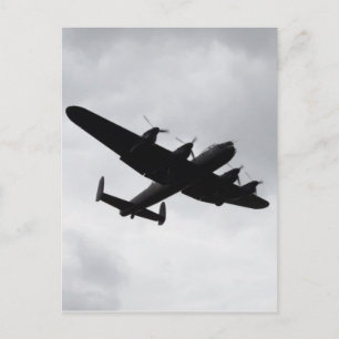 Lancaster Bomber Landing Postkarte