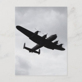 Lancaster Bomber Landing Postkarte