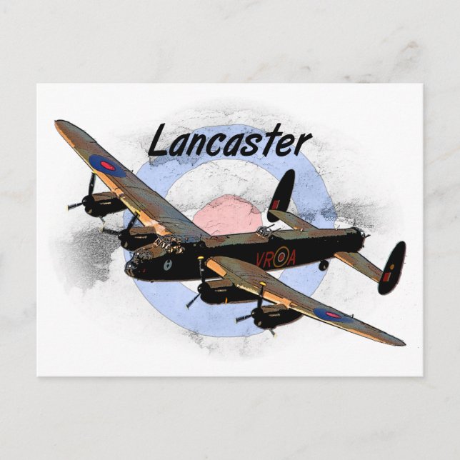 Lancaster Bomber Postkarte (Vorderseite)