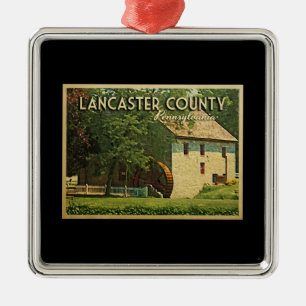 Lancaster County Pennsylvania Ornament Aus Metall