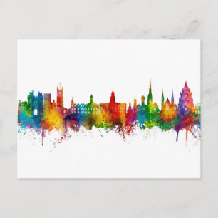 Lancaster England Skyline Postkarte