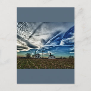 Lancaster Landkreis Farm Postkarte