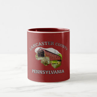 Lancaster Landkreis Pennsylvania - Souvenir Tasse