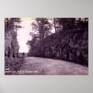 Lancaster Ohio nördlich Shimps Hügels Poster