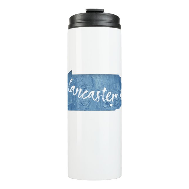 Lancaster Pennsylvania Holzkörner Thermosbecher (Vorderseite)