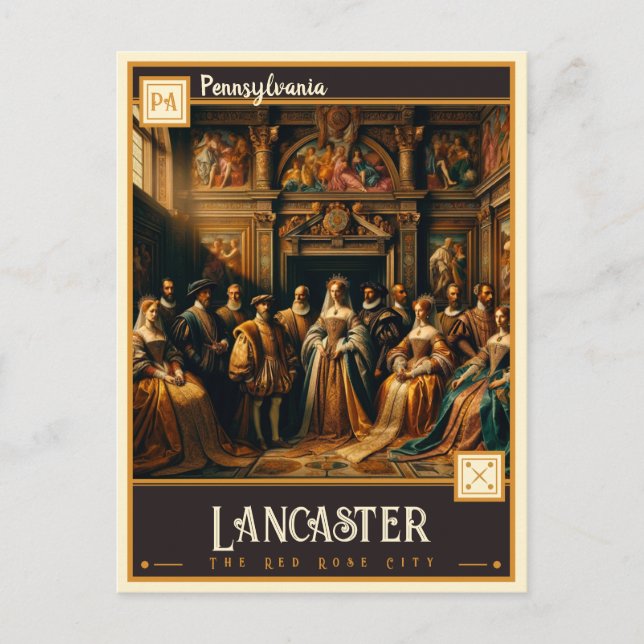 Lancaster, Pennsylvania | VINTAG Postkarte (Vorderseite)