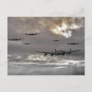 Lancaster Raid Postkarte