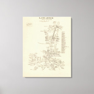 Lancaster, Stadt Lancaster Leinwanddruck