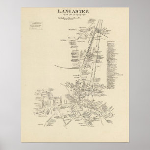 Lancaster, Stadt von Lancaster Poster