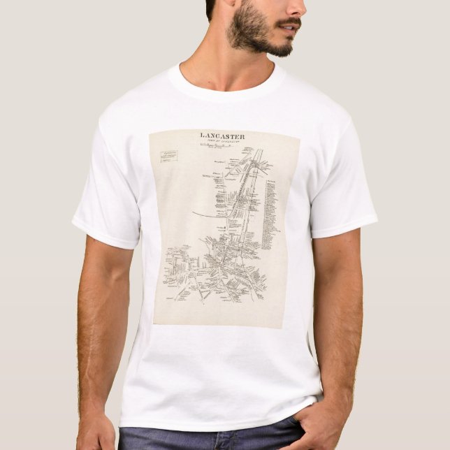 Lancaster, Stadt von Lancaster T-Shirt (Vorderseite)