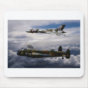 Lancaster und Vulcan XH558 Mousepad