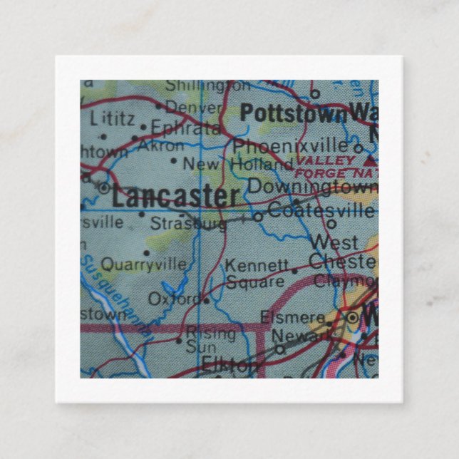 Lancaster Wir haben eine neue Adresskarte übertrag Begleitkarte (Vorderseite)