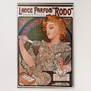 Lance parfum Rodo von Alphonse Mucha Puzzle
