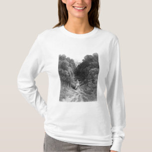 Lancelot nähert sich dem Schloss bei Astolat T-Shirt