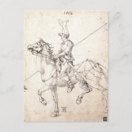 Lancer on Horseback von Albrecht Durer Postkarte