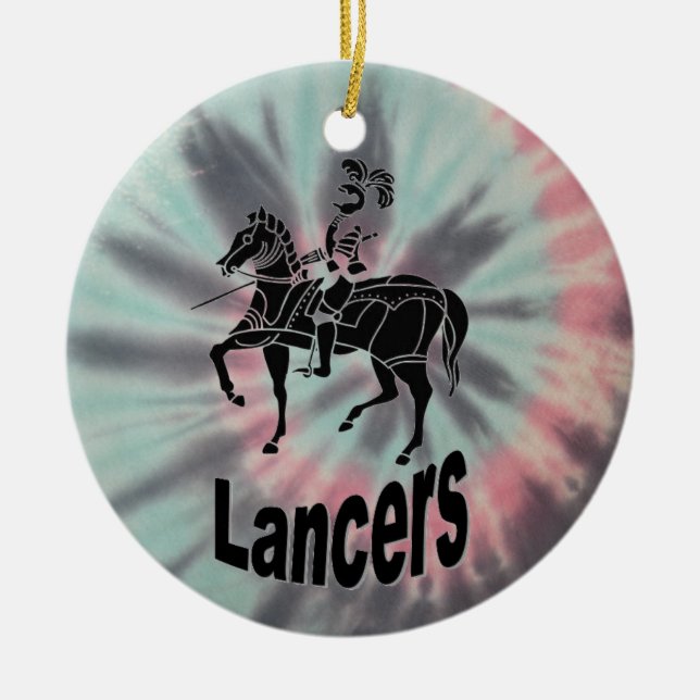 Lancers-Andenken-Verzierung Keramikornament (Vorne)