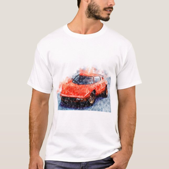 Lancia Stratos T-Shirt (Vorderseite)