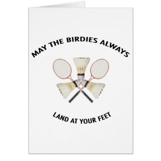 Land an Ihrem Fuß-Badminton