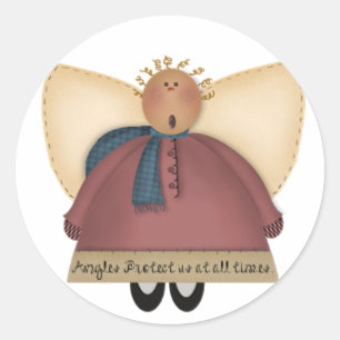Land Angel Stickers