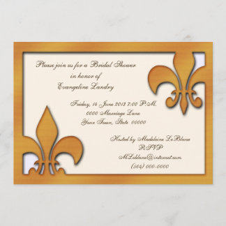 Land-Art-Lilien-Einladungen Einladung