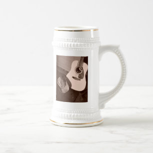 Land-Art Stein Bierglas