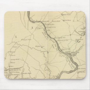 Land aus dem Fluss Rariton in Ost-Jersey Mousepad