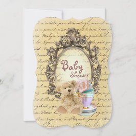 Land-Babypartyeinladungen des Teddybären Einladung