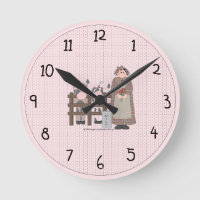 Land-Bauernhof-Wanduhr