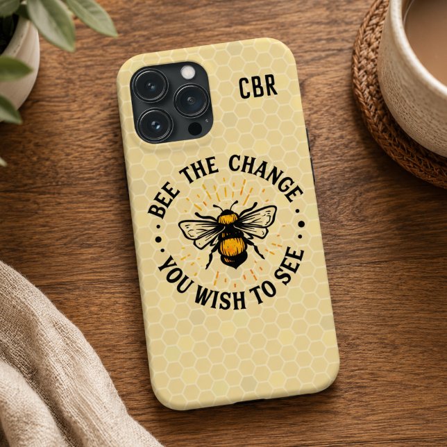Land Bee the Change Honeycomb Case-Mate iPhone Hülle (Von Creator hochgeladen)